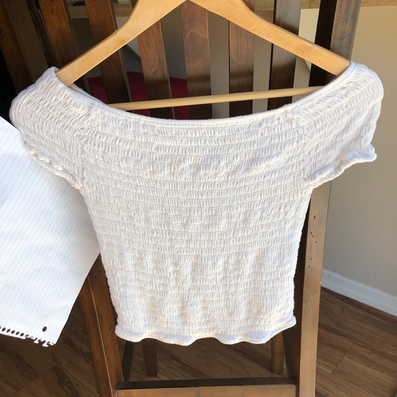 Brandy Melville Tops - 🔴3/$10🔴  Brandy Melville White Off Shoulder Top